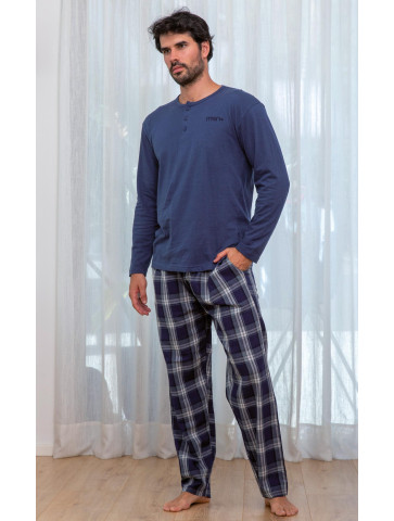 P. HOMBRE COMBINADO TOP. ALGODÓN PANT. V