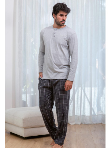 P. HOMBRE COMBINADO TOP. ALGODÓN PANT. V